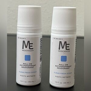 2PK ME Medichoice Roll-On Antiperspirant Deodorant 1.5oz